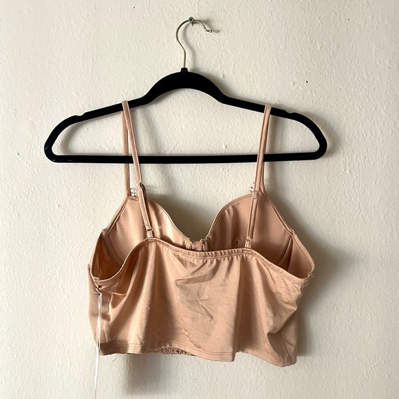 NWT Blashe Womens XL Blush Wire Light Padding Lace Corset Bra - Picture 4 of 6